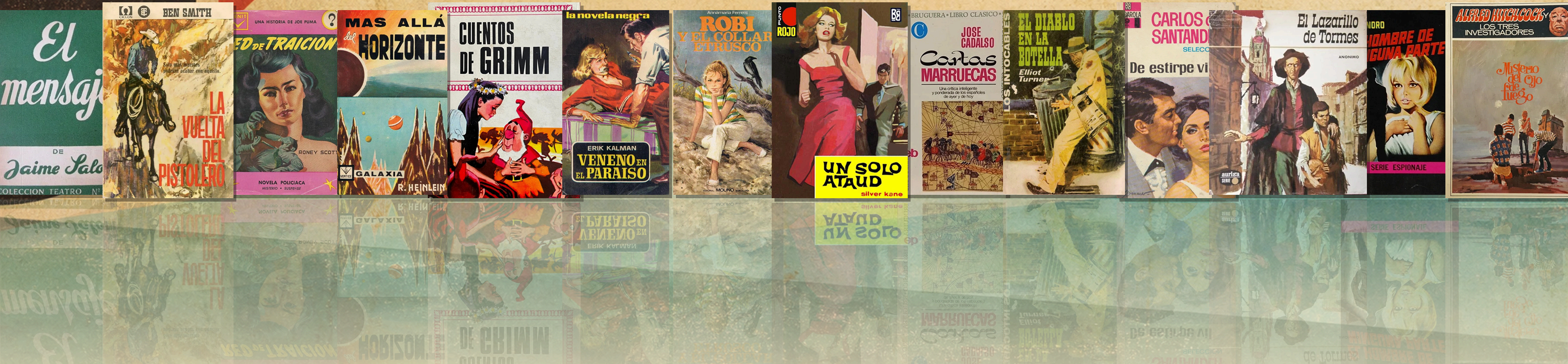 Collage de portadas publicadas entre 1960 y 1969