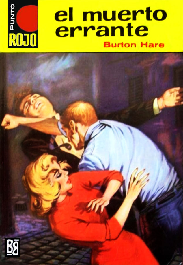 Portada del libro 'El muerto errante', publicado por Bruguera en 1964 dentro de la colección Punto rojo
