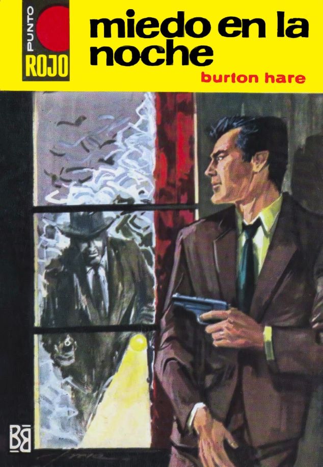 Portada del libro 'Miedo en la noche', publicado por Bruguera en 1966 dentro de la colección Punto rojo