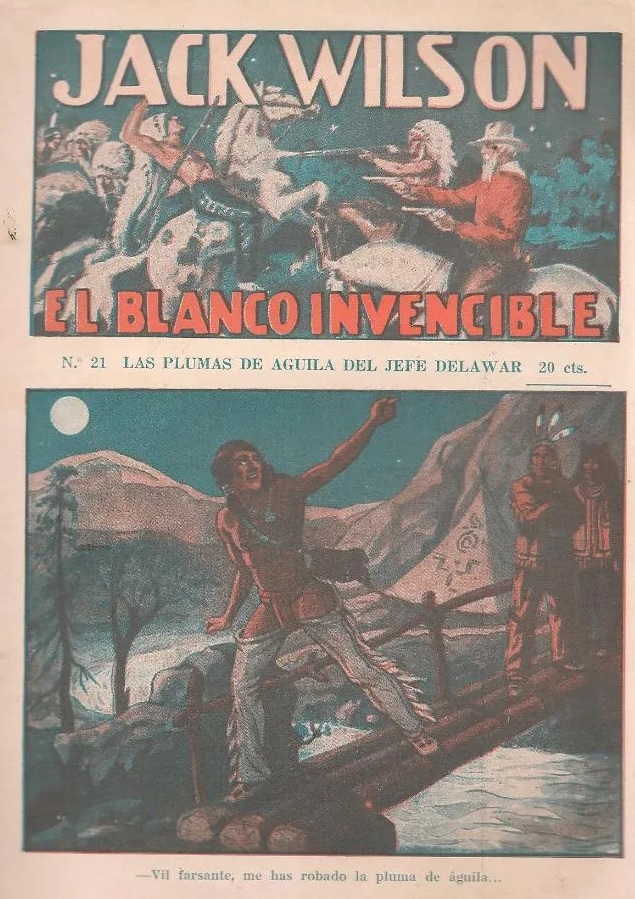 Portada de Las plumas de águila del jefe Delawar