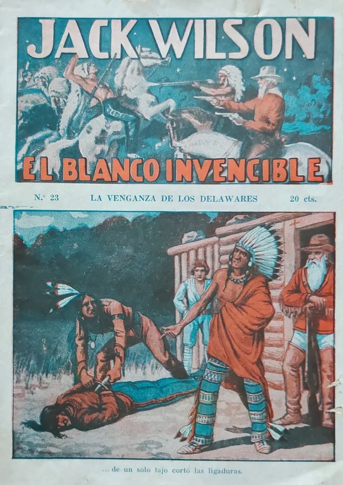 Portada de La venganza de los Delawares