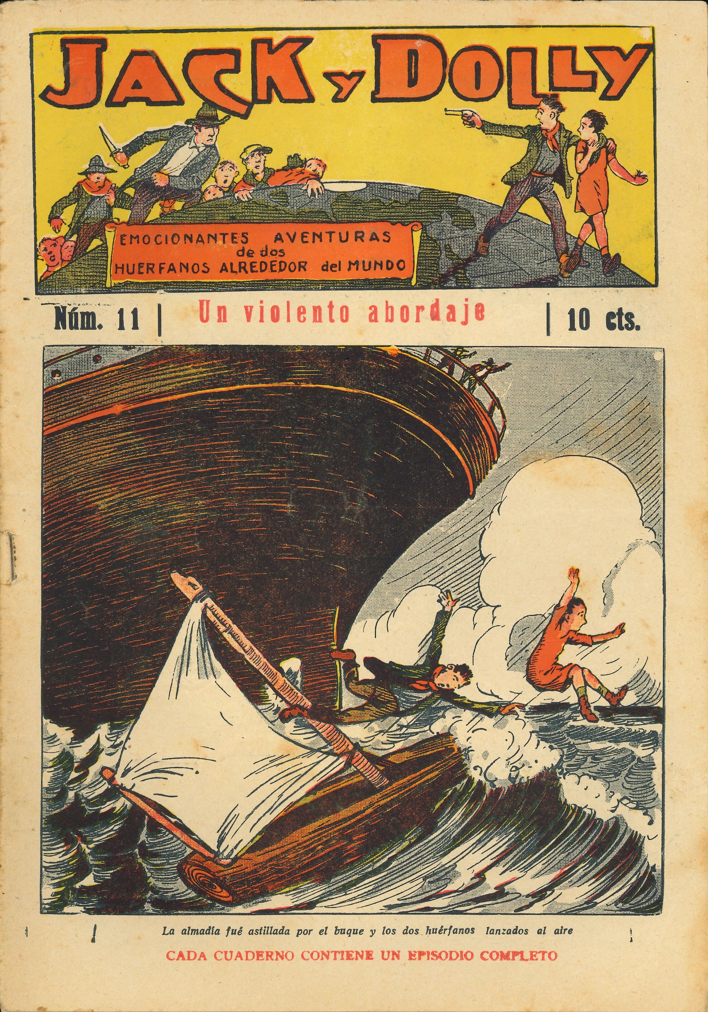 Portada de Un violento abordaje