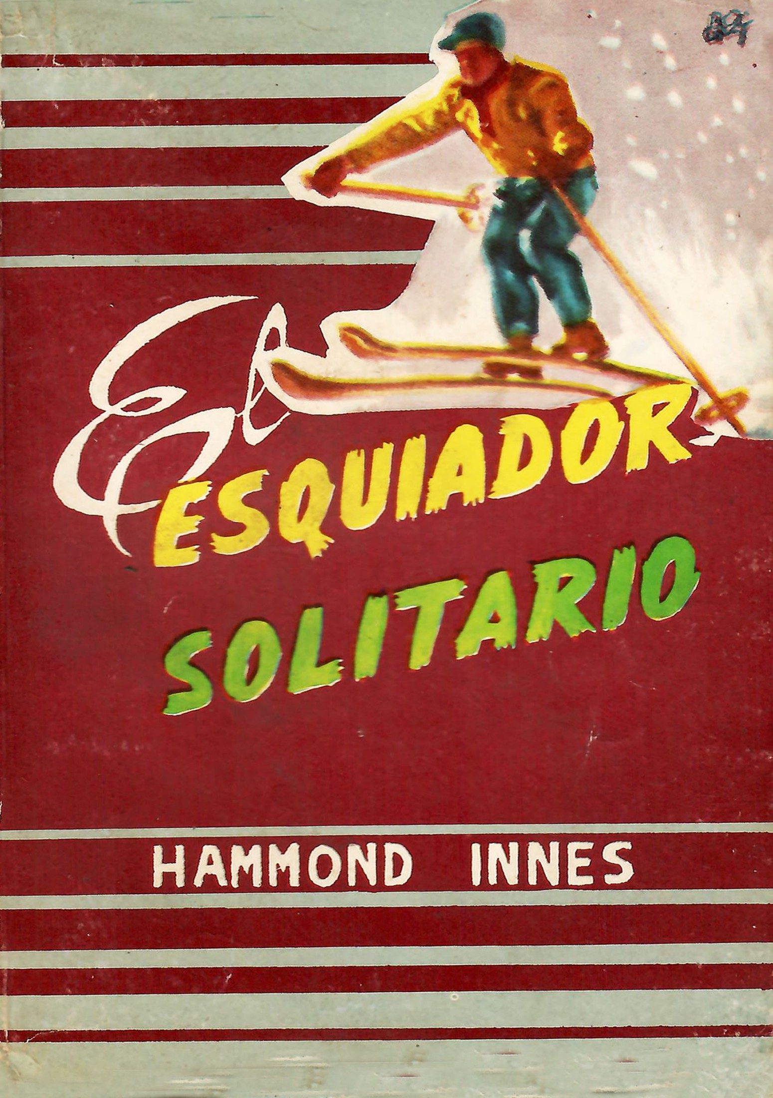 Portada de El esquiador solitario