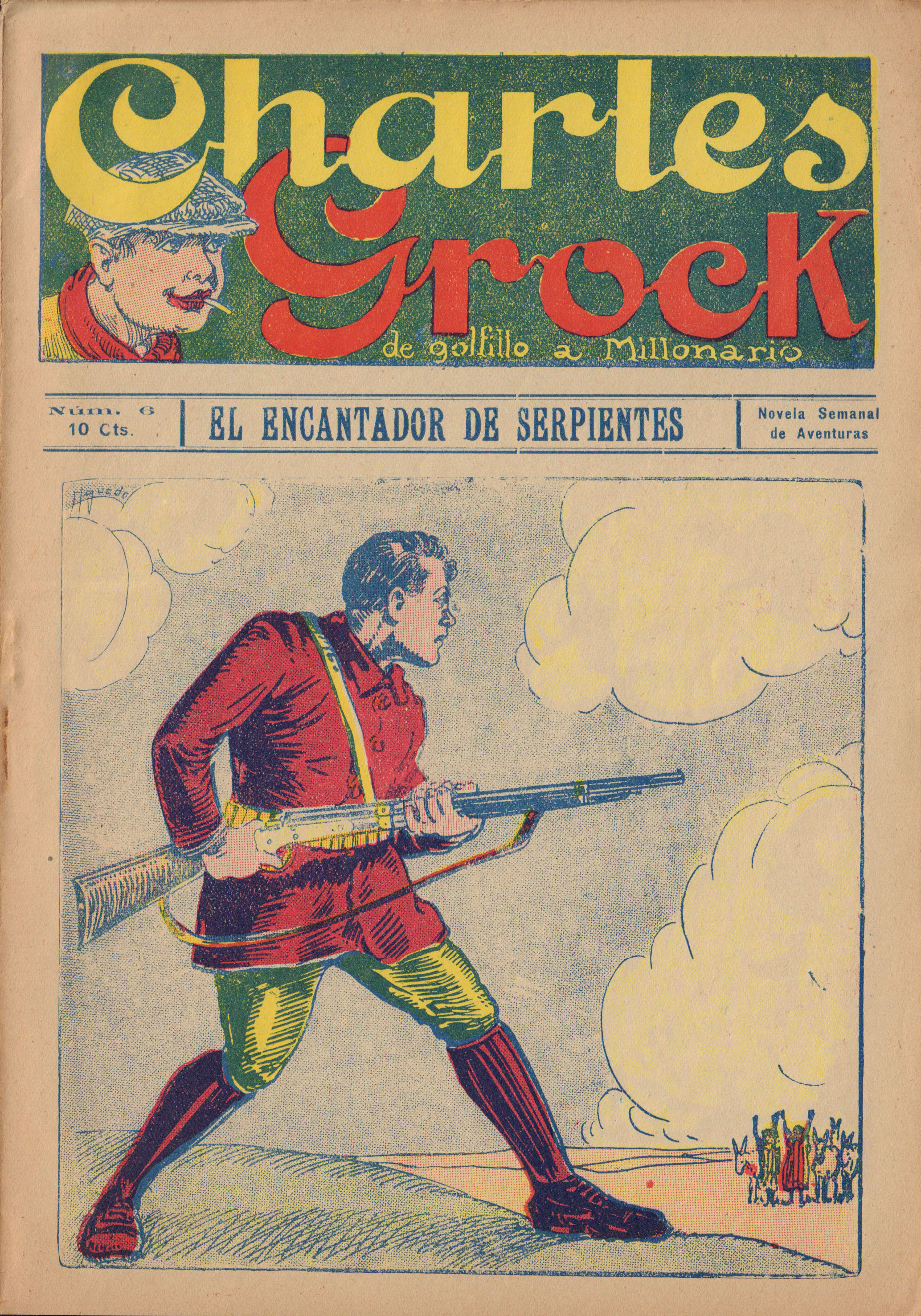 Portada de El encantador de serpientes