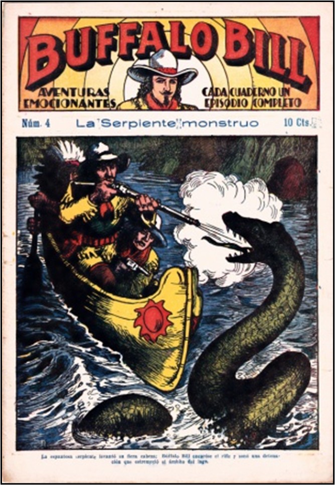 Portada de La serpiente monstruo