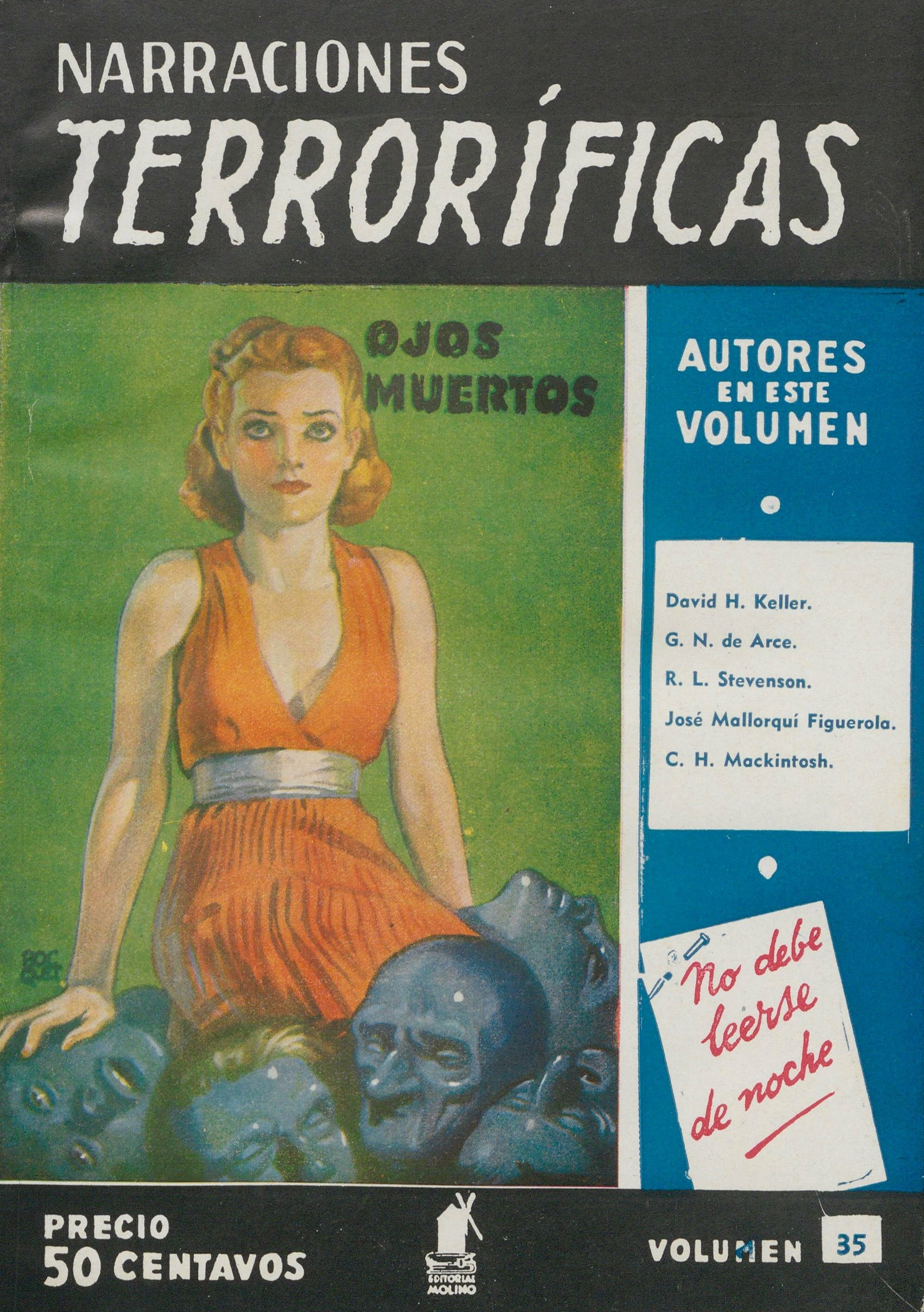 Portada de Ojos muertos