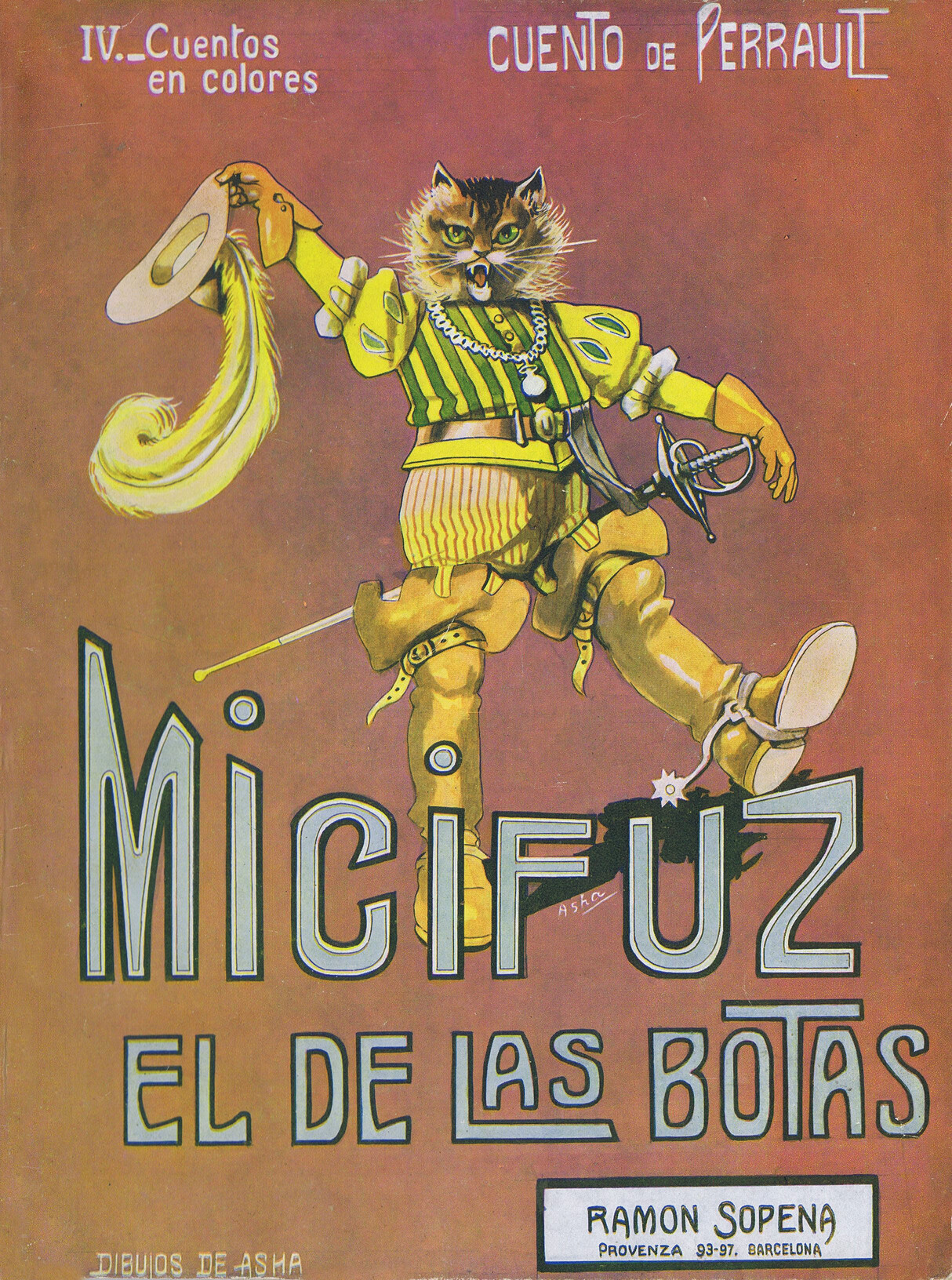 Portada de Micifuz el de las botas