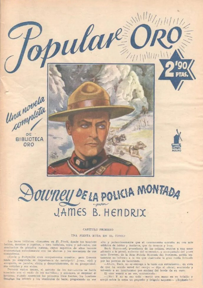 Portada de Dowey de la policía montada