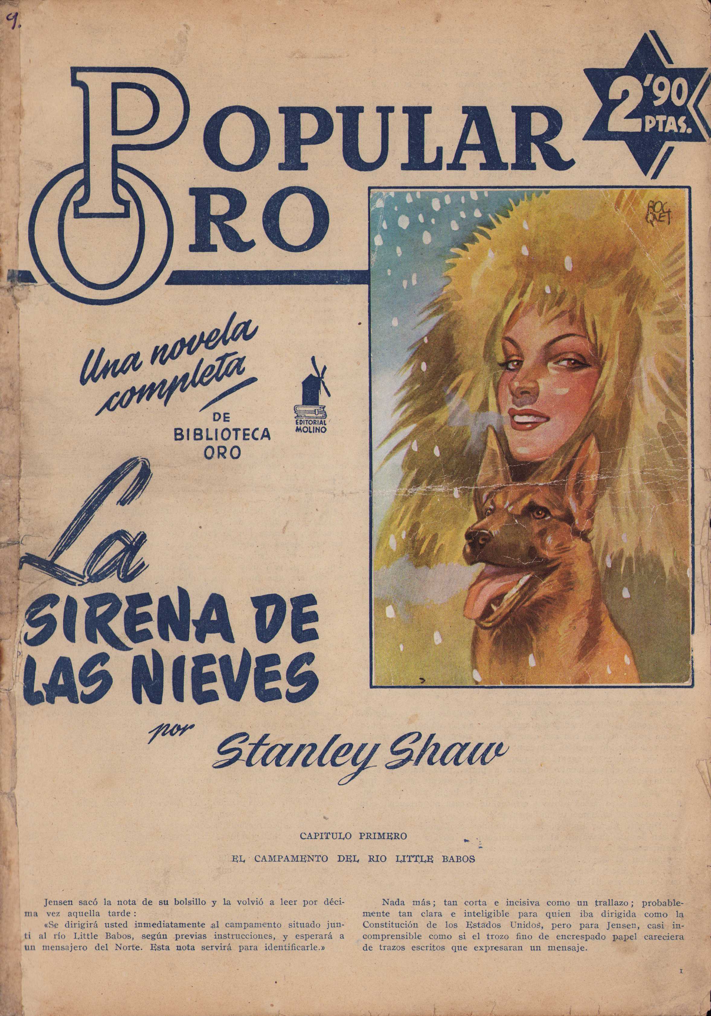 Portada de La sirena de las nieves