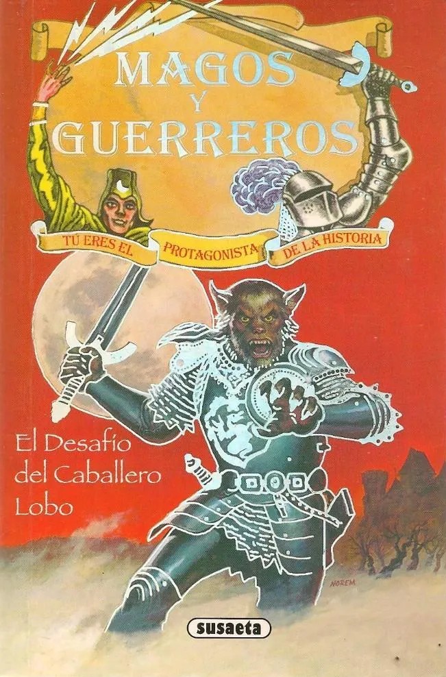 Portada de El desafío del caballero lobo
