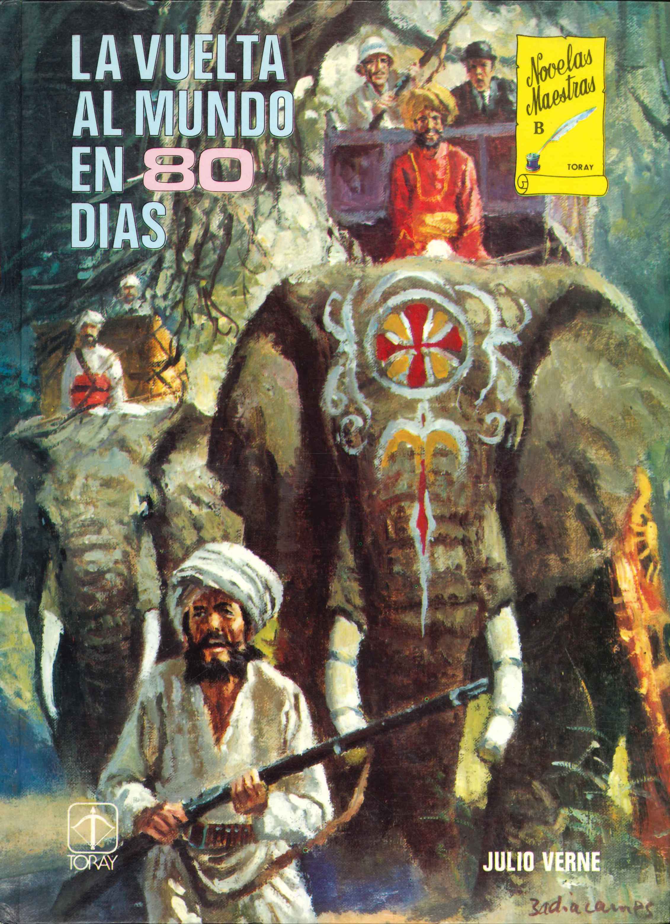Portada de La vuelta al mundo en 80 días