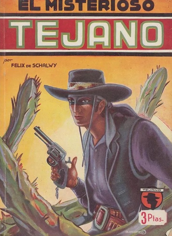 Portada de El misterioso tejano