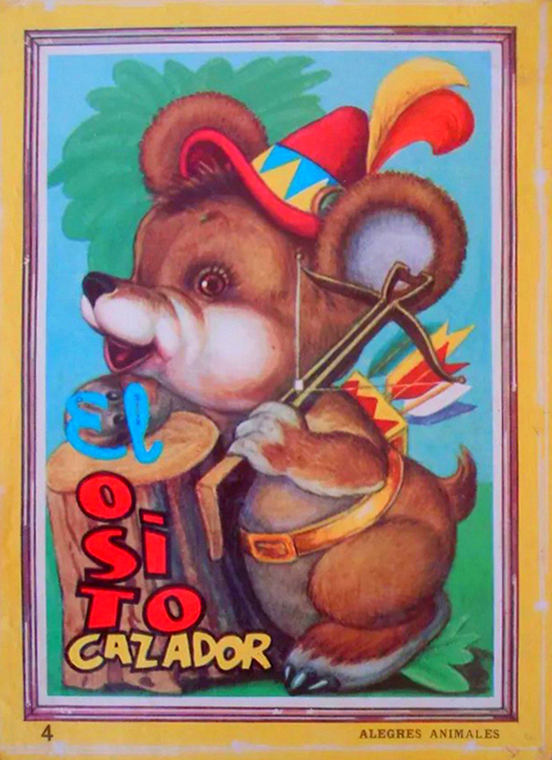 Portada de El osito cazador / El corderito astuto