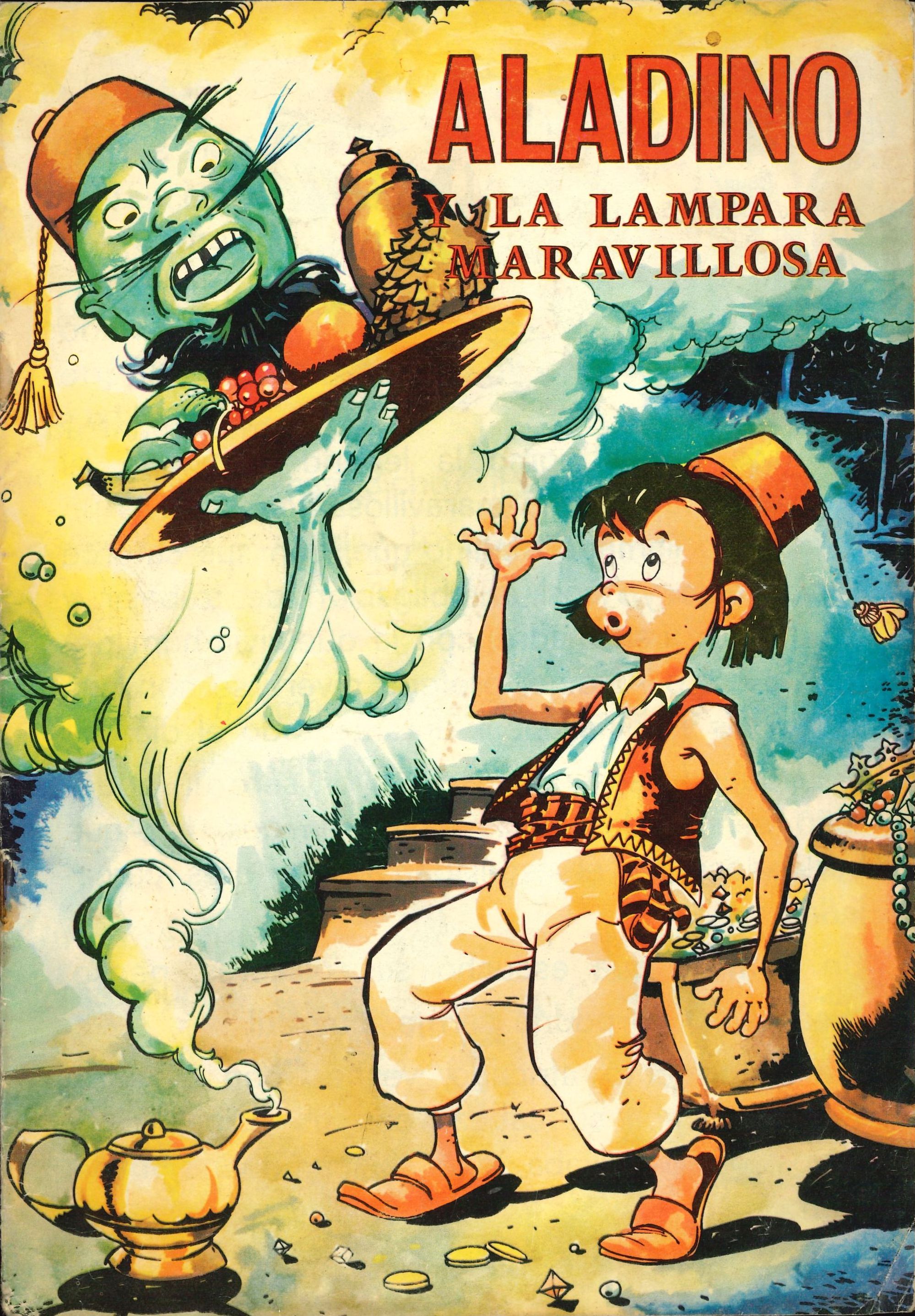 Portada de Aladino y la lámpara maravillosa